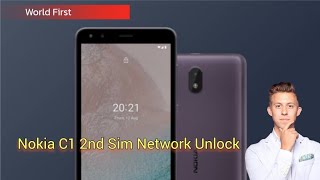 Nokia C1 2nd Edition TA-1380 Network Unlock (with Pandora Box)