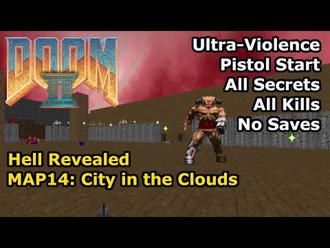 Doom II: Hell Revealed - MAP14: City in the Clouds (Ultra-Violence 100%)