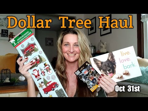 Dollar Tree Haul | All New Items | Gift Ideas- Oct 31st Video