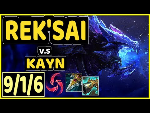 4LAN (REK'SAI) vs KAYN - 9/1/6 KDA JUNGLE GAMEPLAY - BR Ranked GRANDMASTER