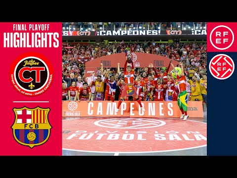 Resumen #PrimeraDivisiónFS Jimbee Cartagena Costa Cálida 3-2 Barça | Final playoff -4o partido