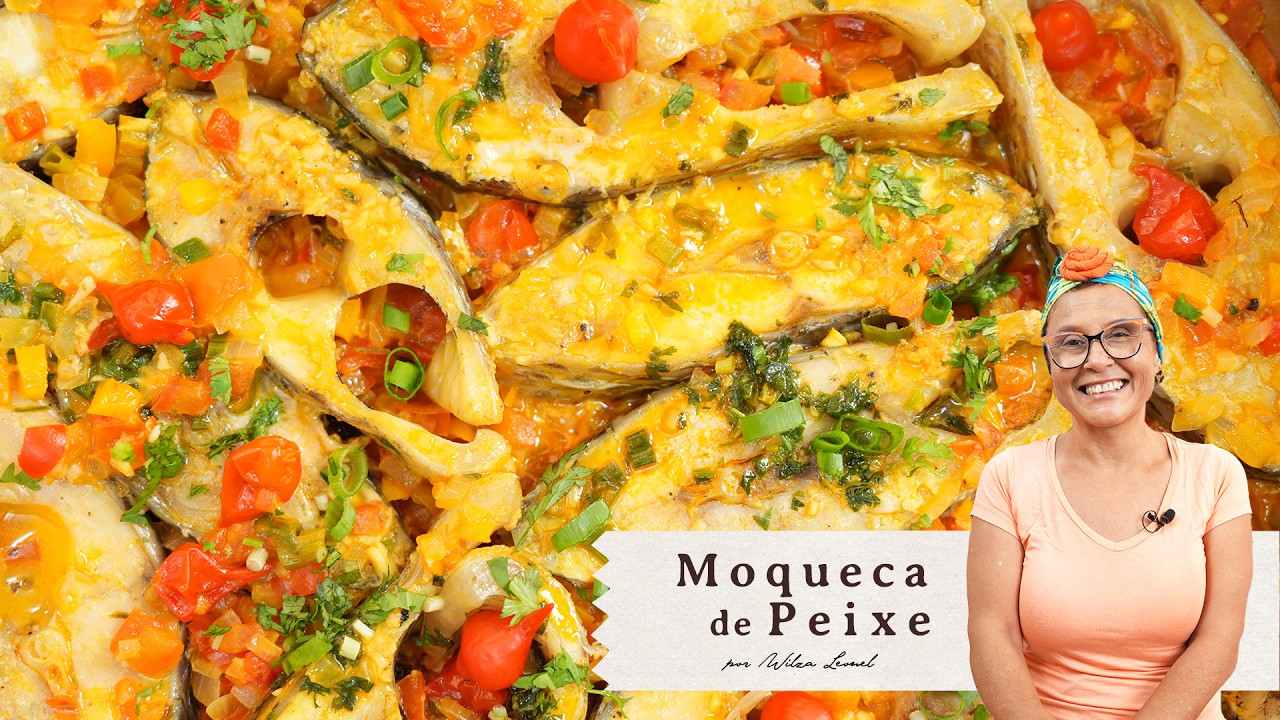JÁ FEZ MOQUECA DE PEIXE COM TILÁPIA ASSIM?! Wilza Leonel
