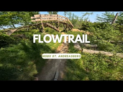 Trailtech Flowtrail MSB-X-Trail Bikepark St. Andreasberg full run POV RAW
