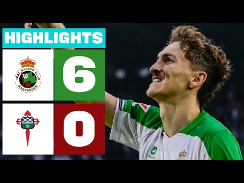 R. RACING CLUB 6 - 0 RACING CLUB FERROL I HIGHLIGHTS LALIGA HYPERMOTION