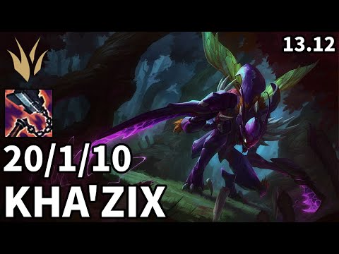 Kha'Zix Jungle vs Evelynn - EUW Master | Patch 13.12