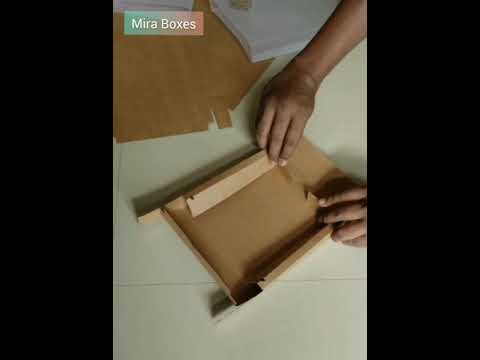 Quick guide on how to assemble Chocolate Box. #miraboxes #chocolatebox