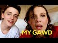 Noah Schnapp Making Fun Of Millie Bobby Brown S Accent