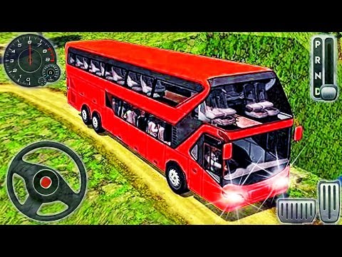 Uphill Offroad Bus Driving Simulator - Big Tourist Transport Hill Driver - Android GamePlay