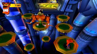 Crash Bandicoot 2: Cortex Strikes Back 100% Walkthrough HD - Part 21: Tiny