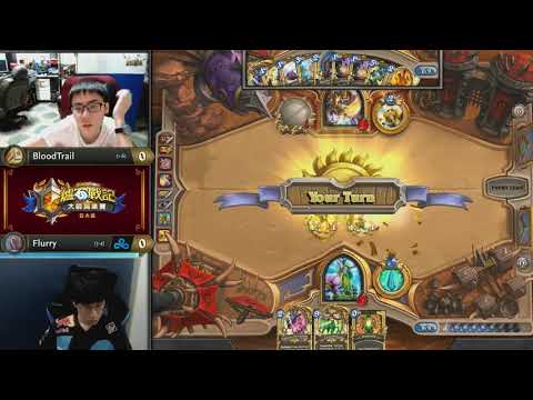 BloodTrail vs Flurry ||《爐石戰記》大師職業賽 亞太區 第二季 - W4D2