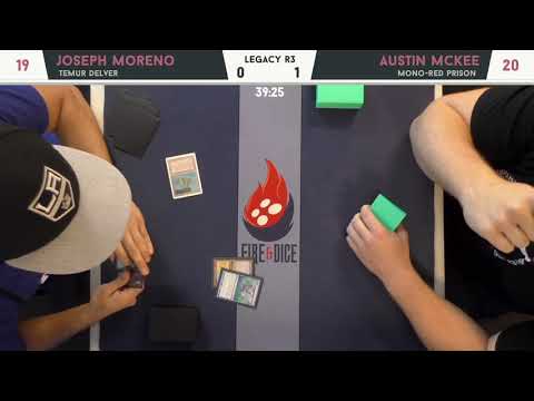 Legacy 4.7.19 - Joe Moreno (Temur Delver) v Austin McKee (Mono-Red Prison)