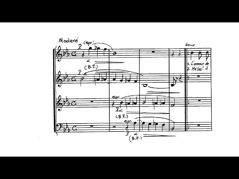 Joseph Canteloube - L'amour de moi [Score Video]