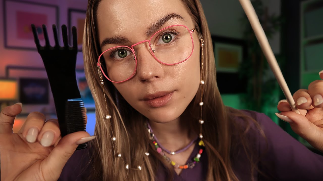 ASMR Realistic Scalp Exam & Treatment RP.  Soft Spoken ~ Personal Attention