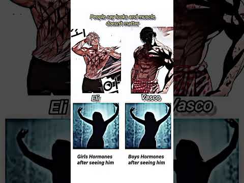 Lookism Vasco x Eli edit #manhwa #ptj #lookism #webtoon #editing #looks #muscles #shorts #edit