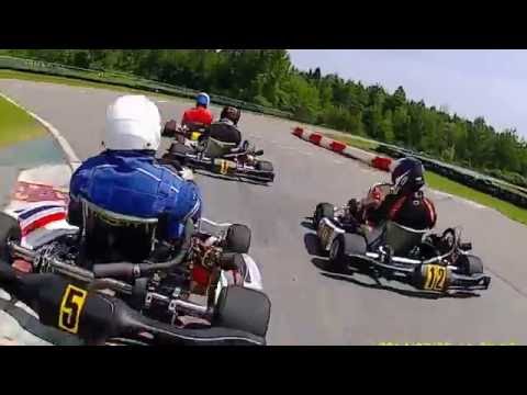Massive Karting start crash (helmet cam)