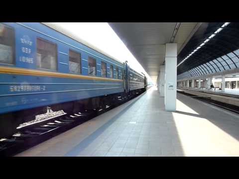 Overnight train from Bucharest arriving at Chisinau