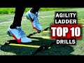 10 Speed & Agility Ladder Drills For Fast Footwork & Quickness: Level 1