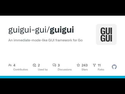 GitHub - guigui-gui/guigui: An immediate-mode-like GUI framework for Go