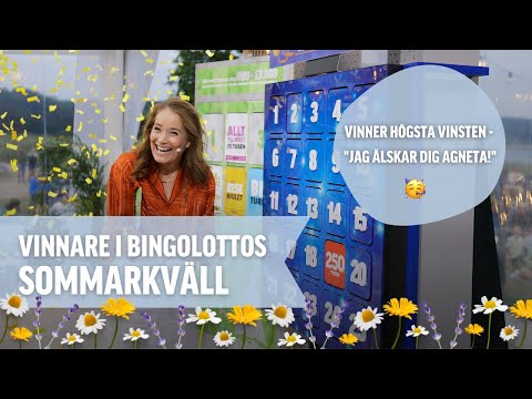 Efter bingovinsten: "Jag älskar dig Agneta"