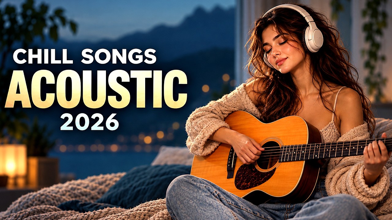 Chill Acoustic Songs with Lyrics 2026 🌿 Soft English Songs for Relaxing