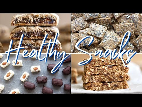 4 Healthy Alternatives to Processed Kid's Snacks! MEAL PREP SNACKS for the WEEK!