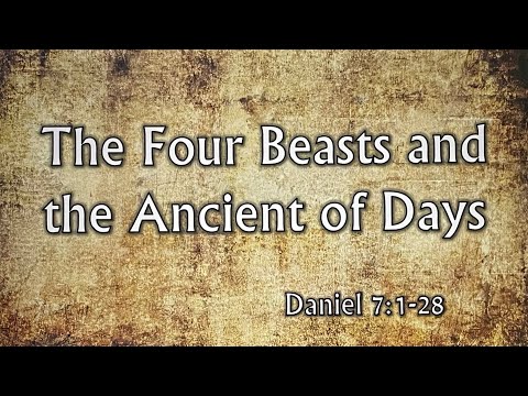 The Four Beasts and the Ancient of Days