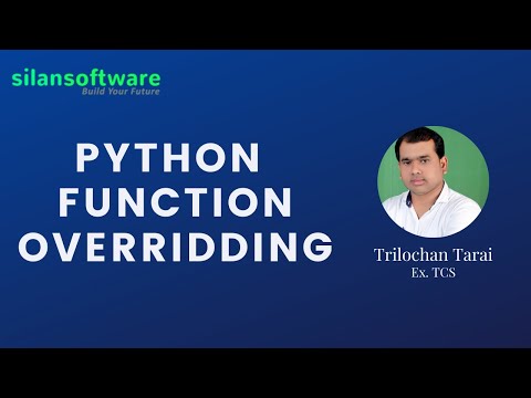 Python Function Overriding Python Training Silan Software Silantutorial