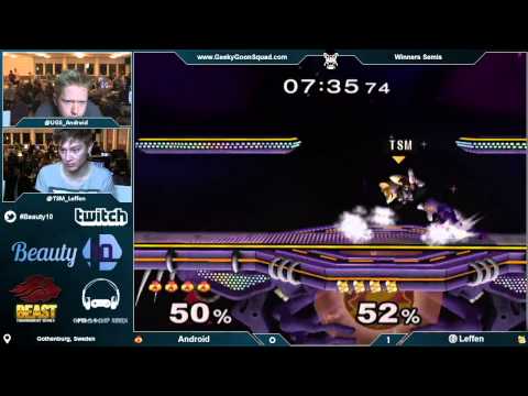 Beauty10 - Android (Sheik) Vs. TSM | Leffen (Fox) - Winners Semis - Super Smash Bros. Melee