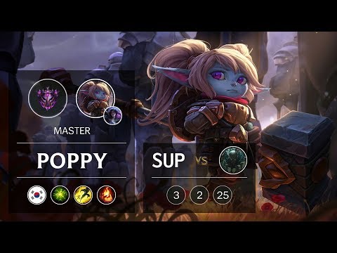 Poppy Support vs Pyke - KR Master Patch 9.6