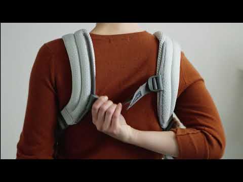 BABYBJORN nešioklė HARMONY 3D Mesh, sidabrinė, 088004 video