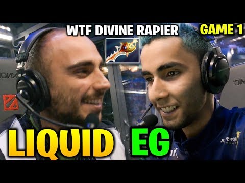 LIQUID vs EG TI8 - DIVINE RAPIER BOUGHT - THE INTERNATIONAL 2018 GAME 1