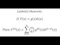 FP1 Leibnitz Theorem And A Proof By Induction
