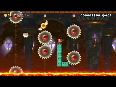 Roy's Snake Block Castle by RoyalGirl 🍄 Super Mario Maker 2 ✹Switch✹ #bfr