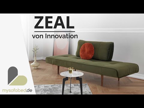 ZEAL Schlafsofa / Daybed mit klappbaren Seitenlehnen von Innovation - mysofabed.de