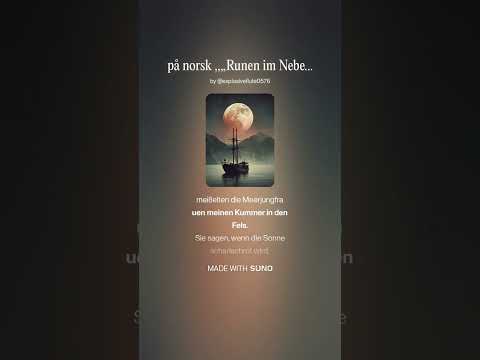 på norsk ,,„Runen im Nebel des Fjords“  2