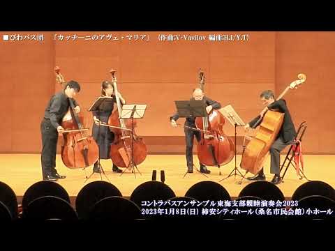 Caccini's Ave Maria (В.Вавилов/ H.I/Y.T) for Contrabass Quartet