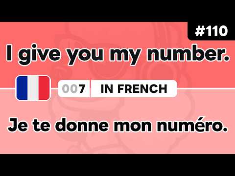 Learn ‘Subject + [to give] ~’ in French 🇫🇷 Daily Beginner Phrases (Ep. #110)