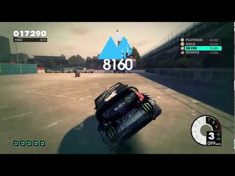 DiRT 3 - Ford Fiesta Gymkhana Academy Jump Tutorial Gold Medal