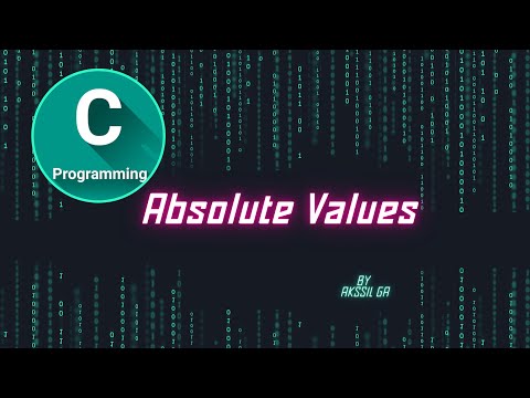 Solve Basic C Programming Problems 5 Absolute Value