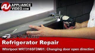 Whirlpool Refrigerator WRT316SFDM01 - Reversing Door Direction