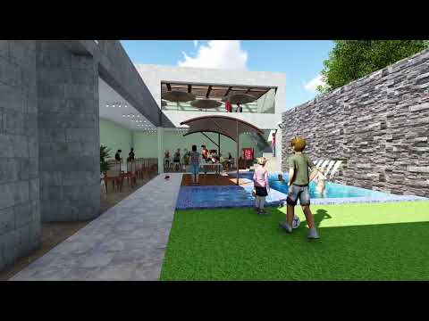 Salon de Eventos y Alberca 11x22