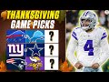 NFL EXPERT PICKS & Predictions For THANKSGIVING DAY Games | CBS Sports HQ