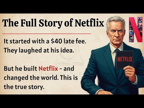 The Full Story of Netflix || Learn English Through Story Level 2 🔥|| Improve Your English Fluency✅️