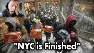 "OUT OF CONTROL"... Mobs Empty ENTIRE NYC MALL as Mamdani FIRES 5,000 POLICE