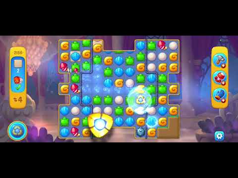 Fishdom gameplay level 2156