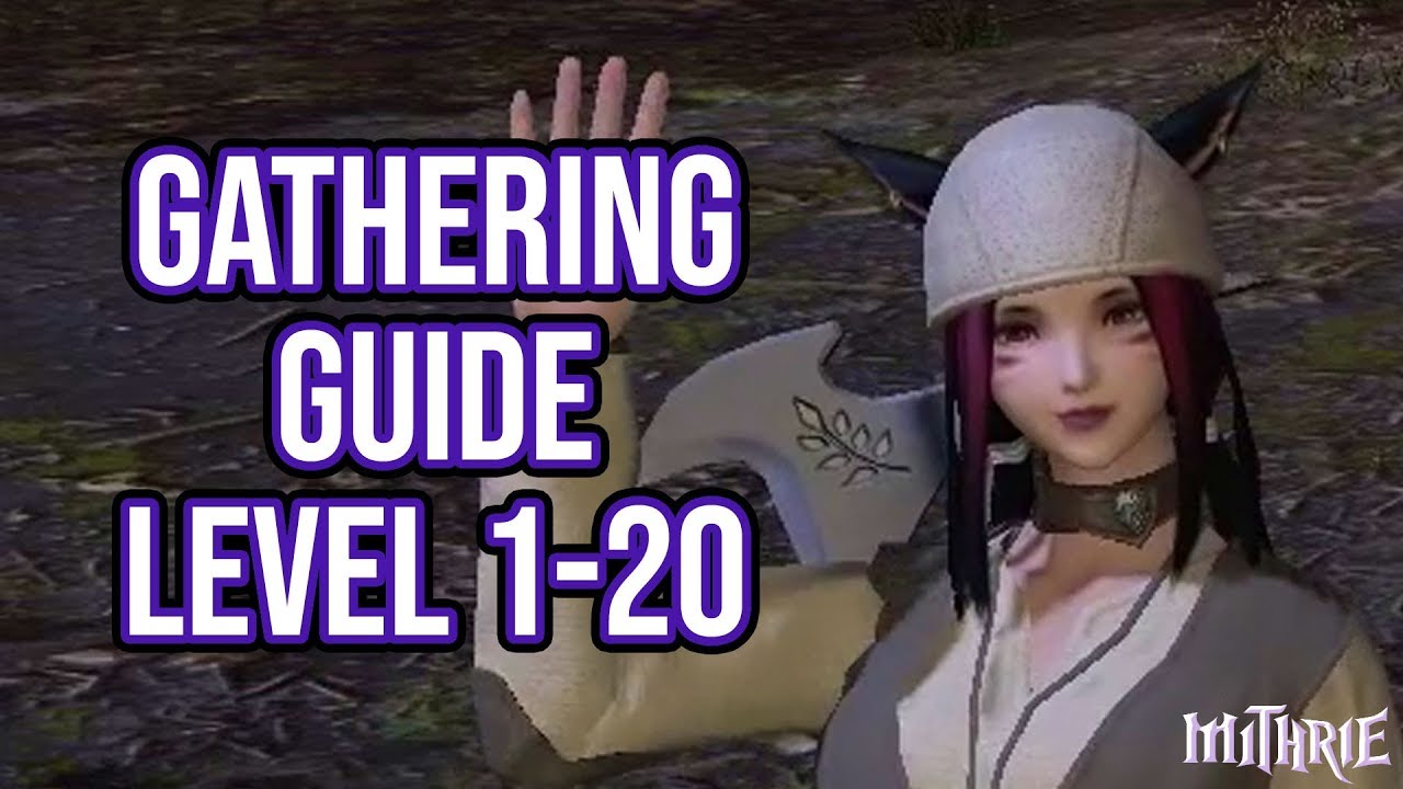 FFXIV Beginner's Gathering Guide: Level 1 to 20 (Miner, Botanist, Fisher)
