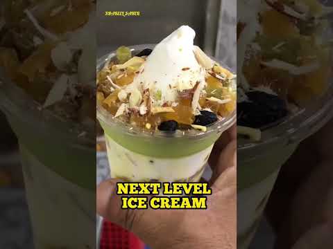 BEST FAISALABADI ICE CREEM ! Faisalabad food streets ! #youtubeshorts