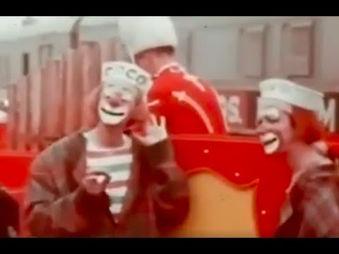 Ringling clowns from the mid-1960s, including Michael “Coco” Poliakoff