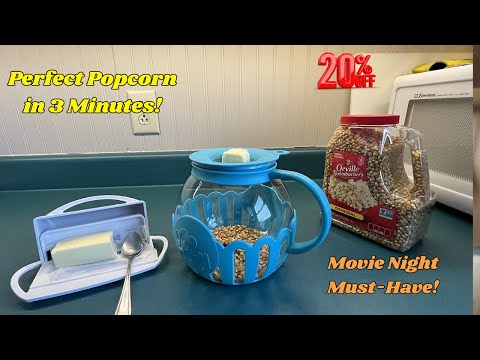 🍿 Quick & Healthy Popcorn! Ecolution Micro-Pop Review 🎥