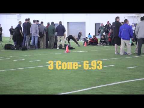 Aaron Burks WR Boise State University 2014 Official NFL Proday